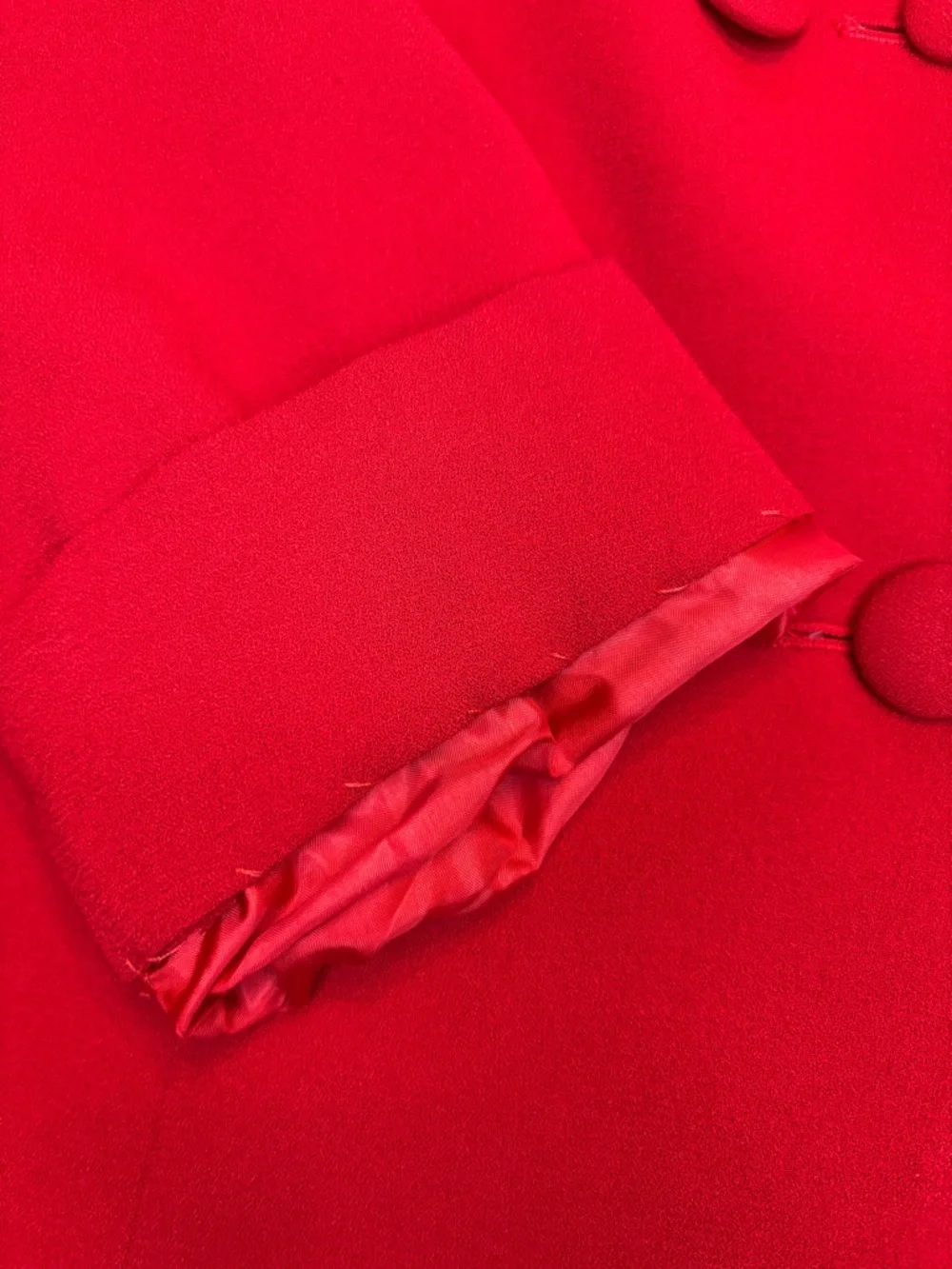 Vintage Christian Dior Red Power Blazer